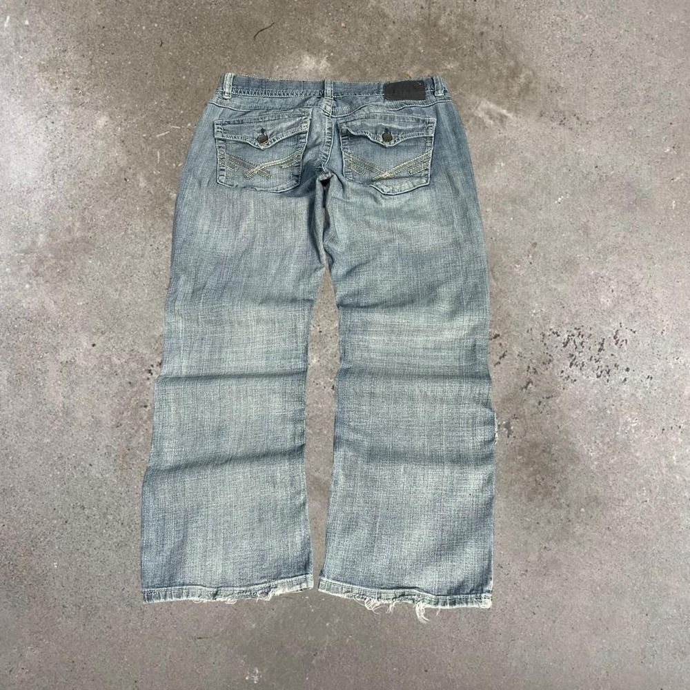 Y2K Vintage Axel Indie Grunge Skate Embroidered Distressed Hip Hop Baggy Jeans